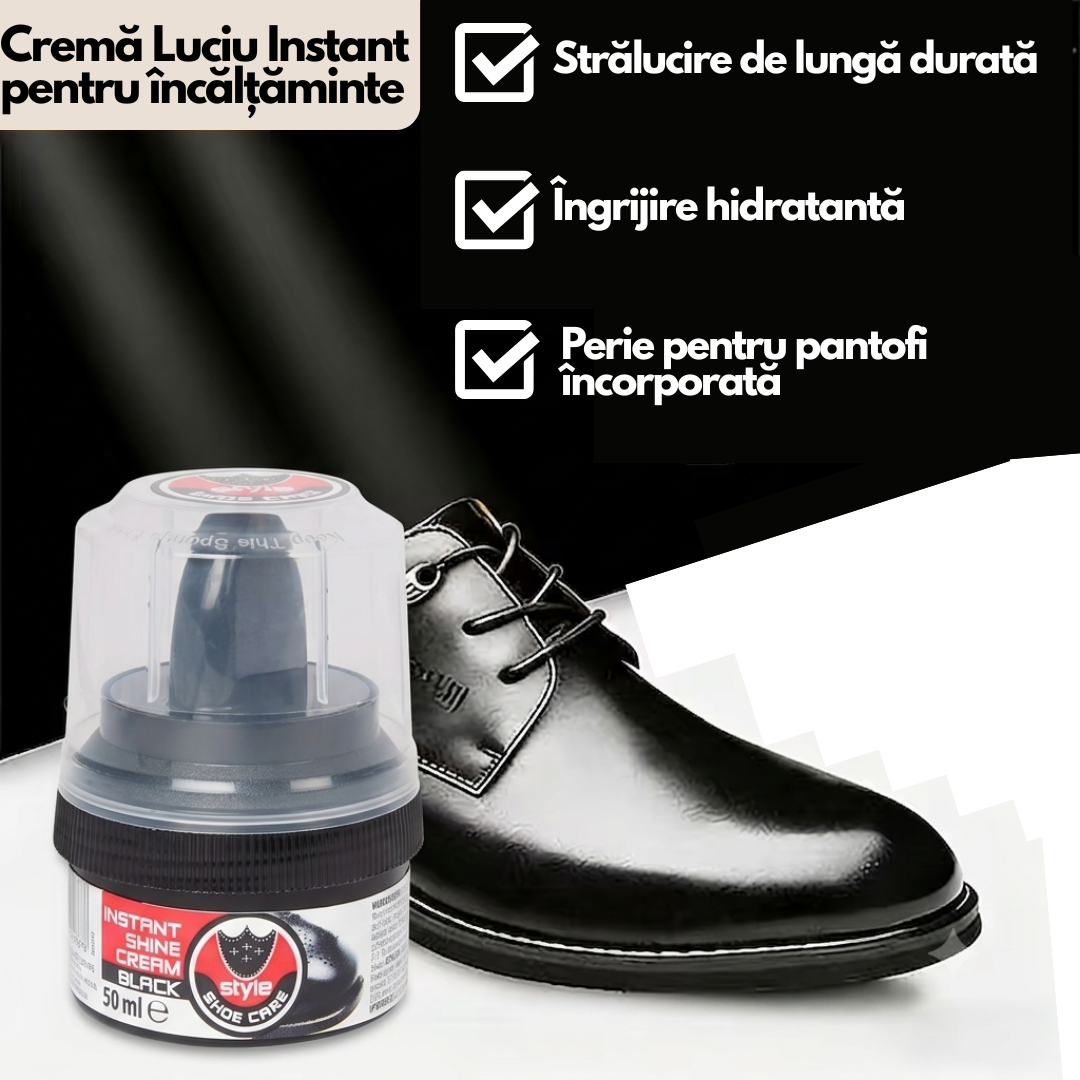 Cremă Luciu Instant pentru Încălțăminte