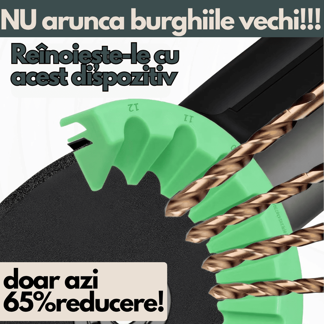 Dispozitiv pentru ascuțit burghie